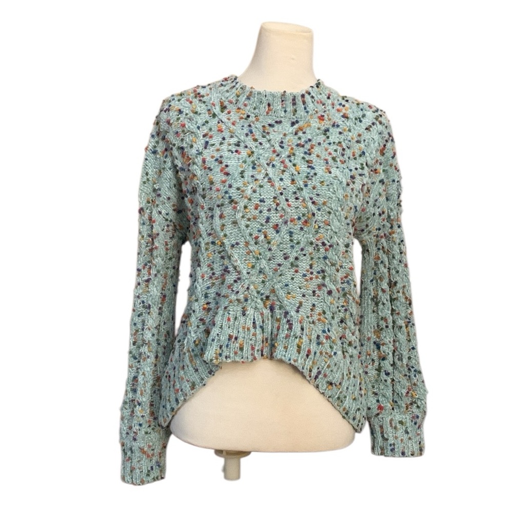 Altar’d State chunky knit confetti hi lo sweater